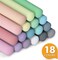 Sidewalk Chalk, 162 Pack 18 Colors Sidewalk Chalk Set For Kids Jumbo Chalk Bulk, Great for Kids Family, Paint on Sidewalk Wall School Driveway Blackboard Street Playground